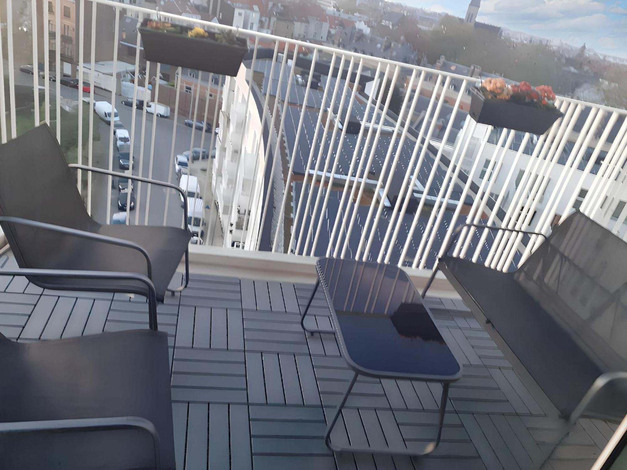 Modern Apartment In Cureghem Anderlecht 134 M² + Terrace 布鲁塞尔 外观 照片