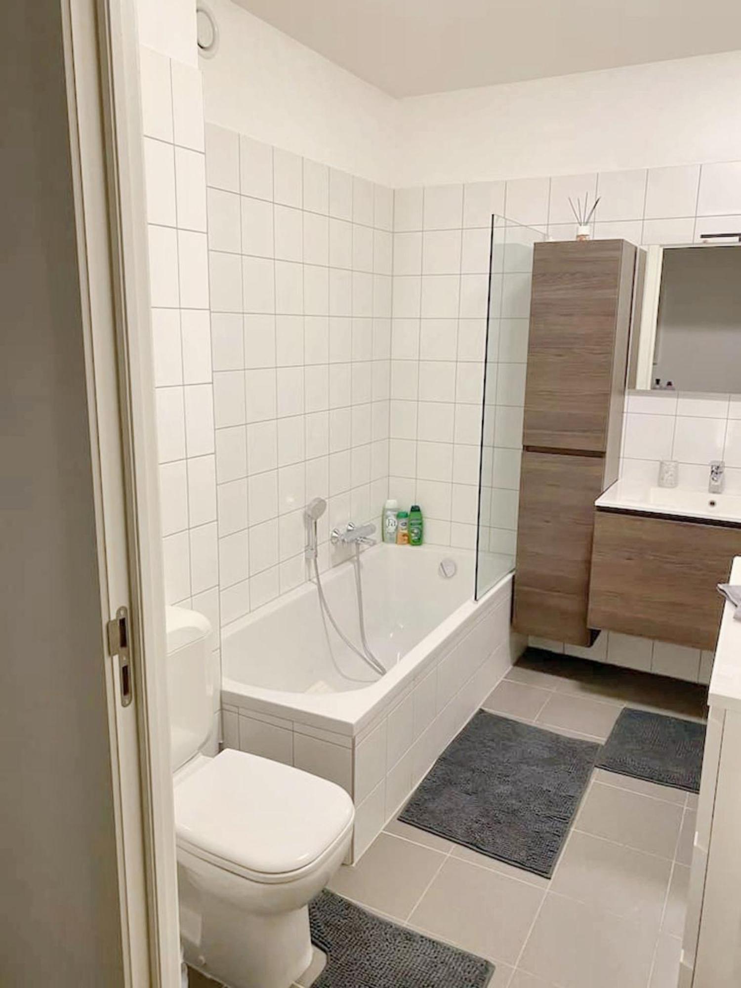 Modern Apartment In Cureghem Anderlecht 134 M² + Terrace 布鲁塞尔 外观 照片